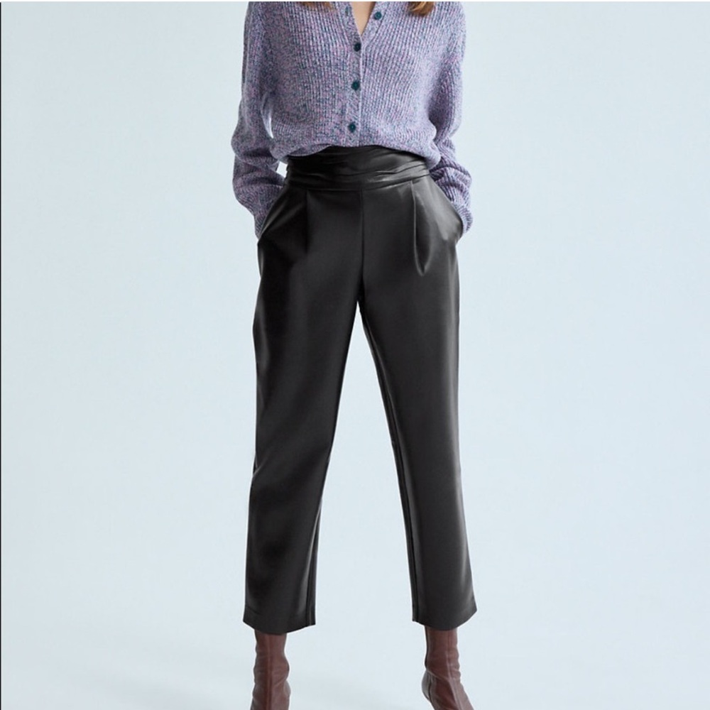 Aritzia - Wilfred Jessa Faux Leather Pants
